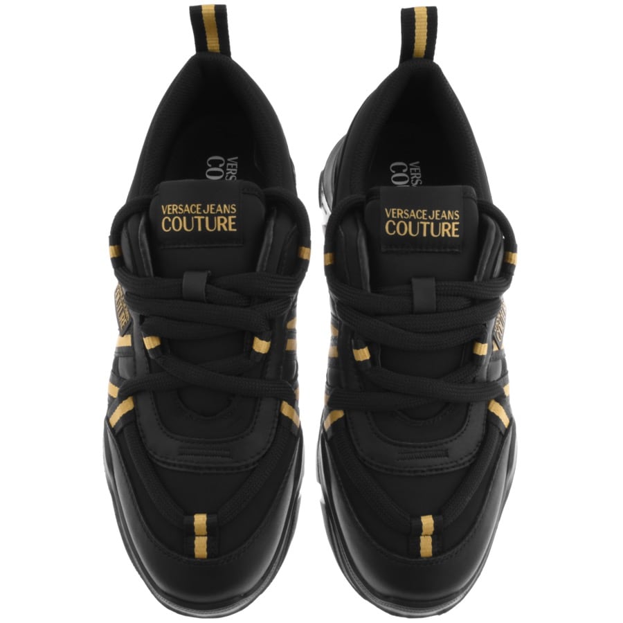 Alternative Image for ProductVersace Jeans Couture Logo Trainers Black3